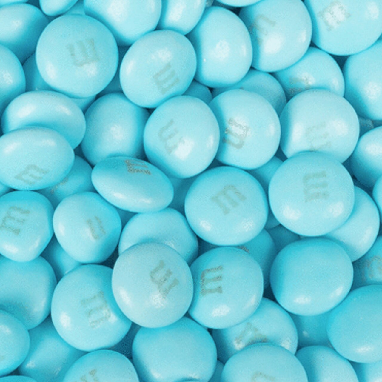 750 Pcs Light Blue M&M's Candy Milk Chocolate (1.5lb, Approx. 750 Pcs)